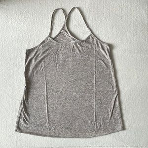Brown racerback tank